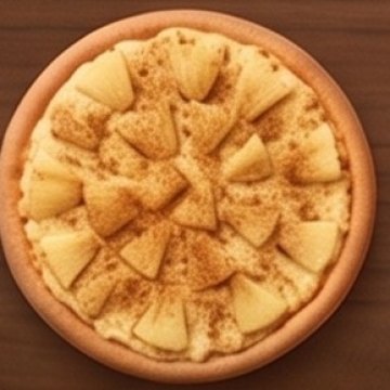Pizza Abacaxi com canela